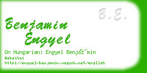 benjamin engyel business card